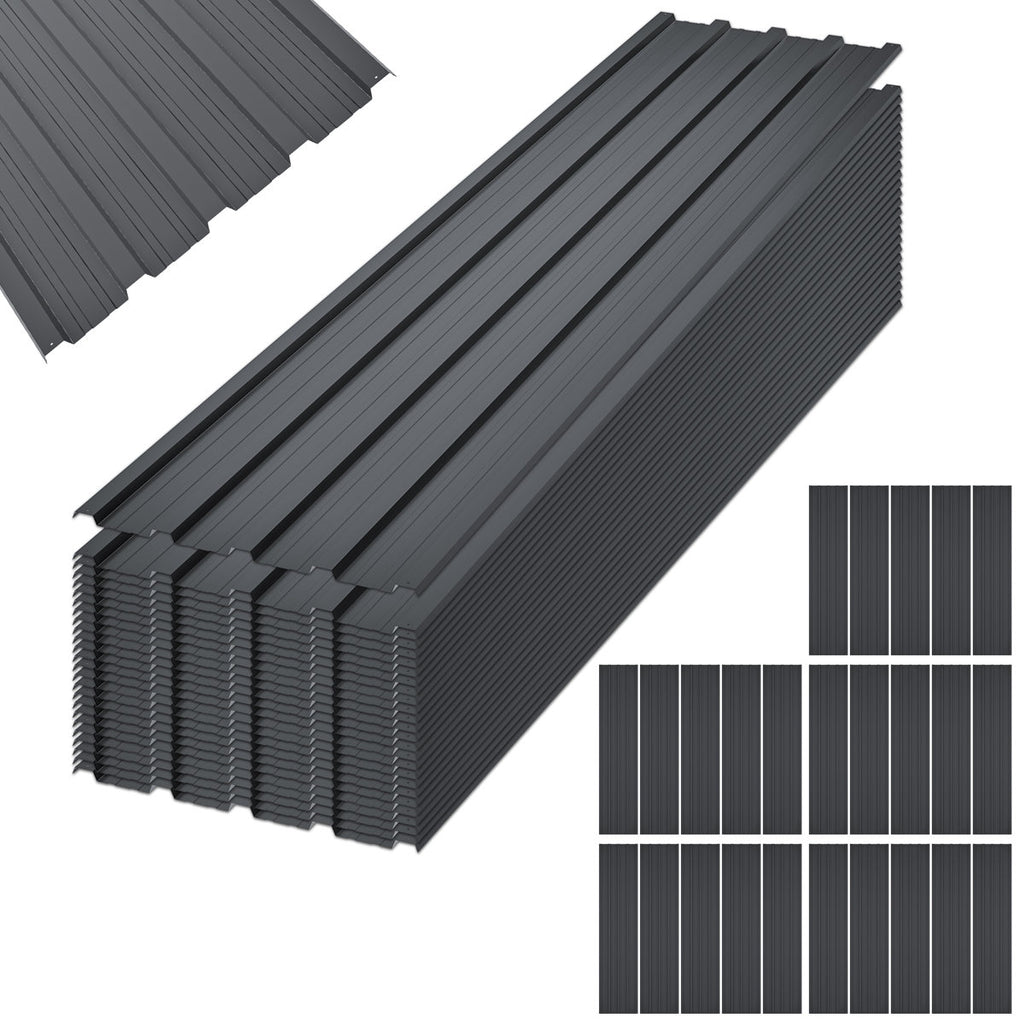 25x Roof Panels Galvanized Steel Hardware Roofing Sheets